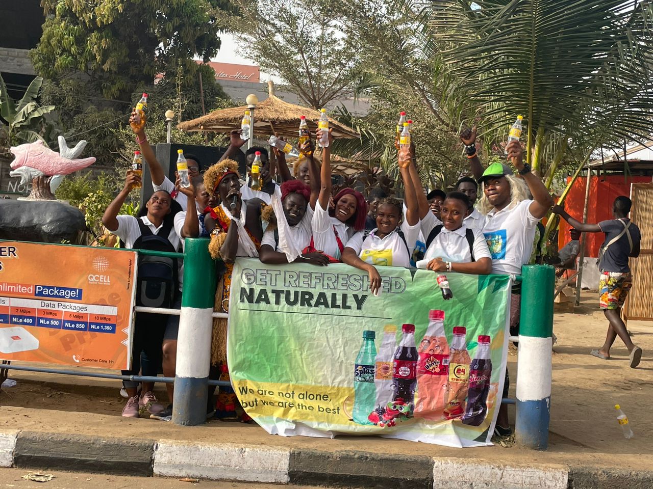 Creative Marketing Solutions SL advertising and brand activation campaign in Sierra Leone