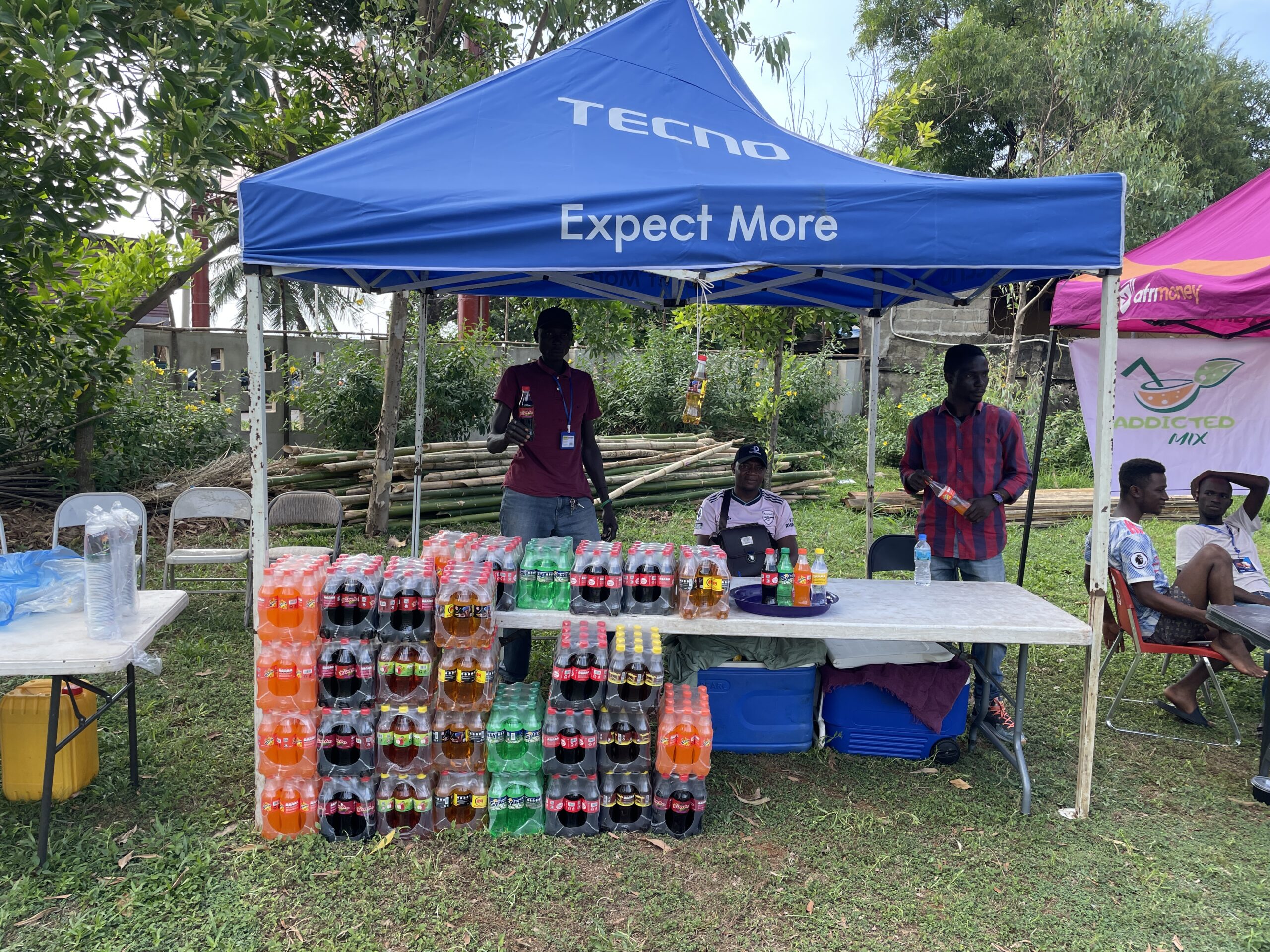 Outdoor brand activation and advertising campaign in Sierra Leone