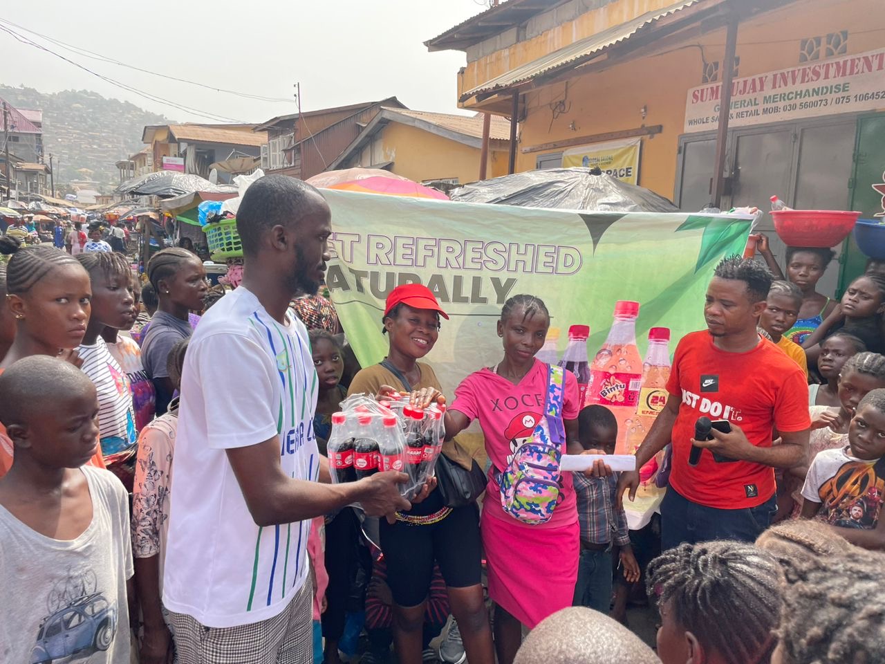 Field campaign execution and brand activation team in Sierra Leone